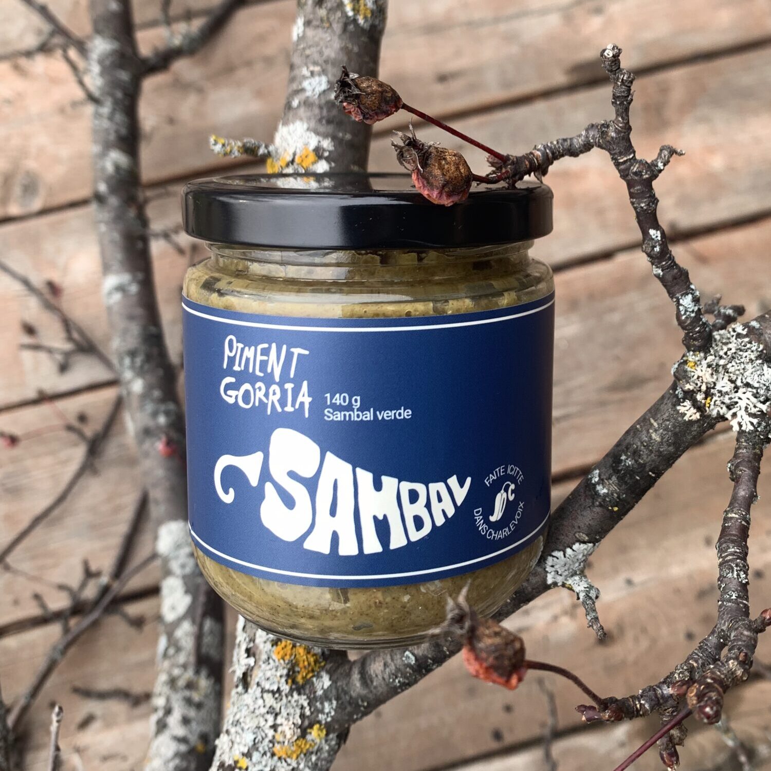 Pot de Sambal dans un arbre