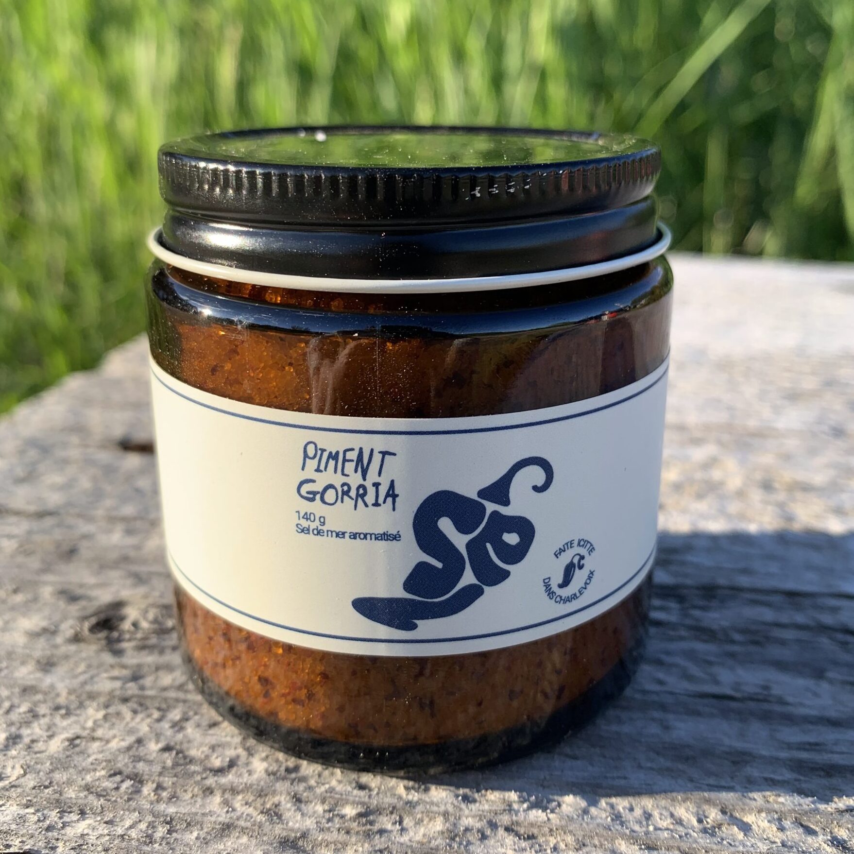 Pot de sel aromatisé au piment Gorria